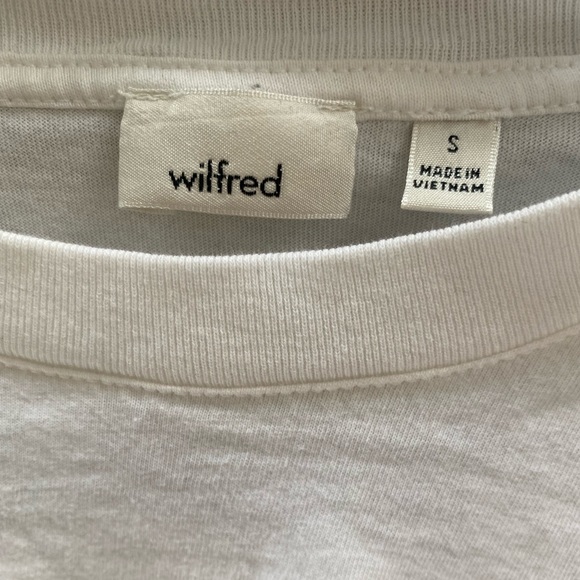 Wilfred White Tie Front T Shirt size S - Picture 3 of 3